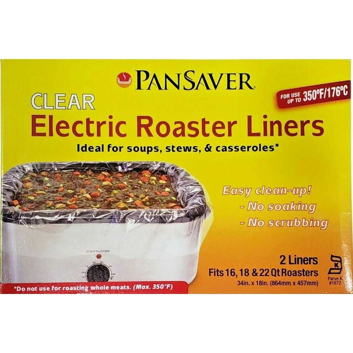 PanSaver Electric Roaster Liners