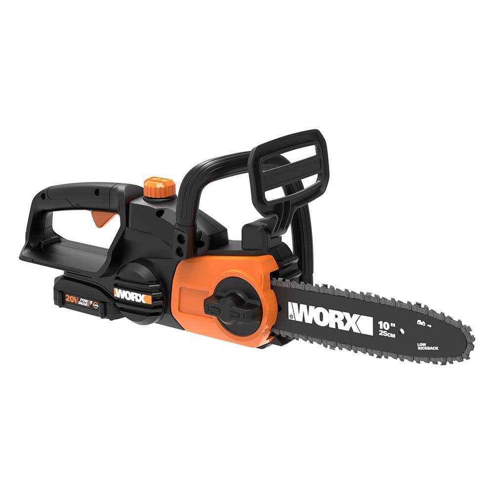 Worx WG322 20V 10 Cordless Chainsaw with Auto-Tension