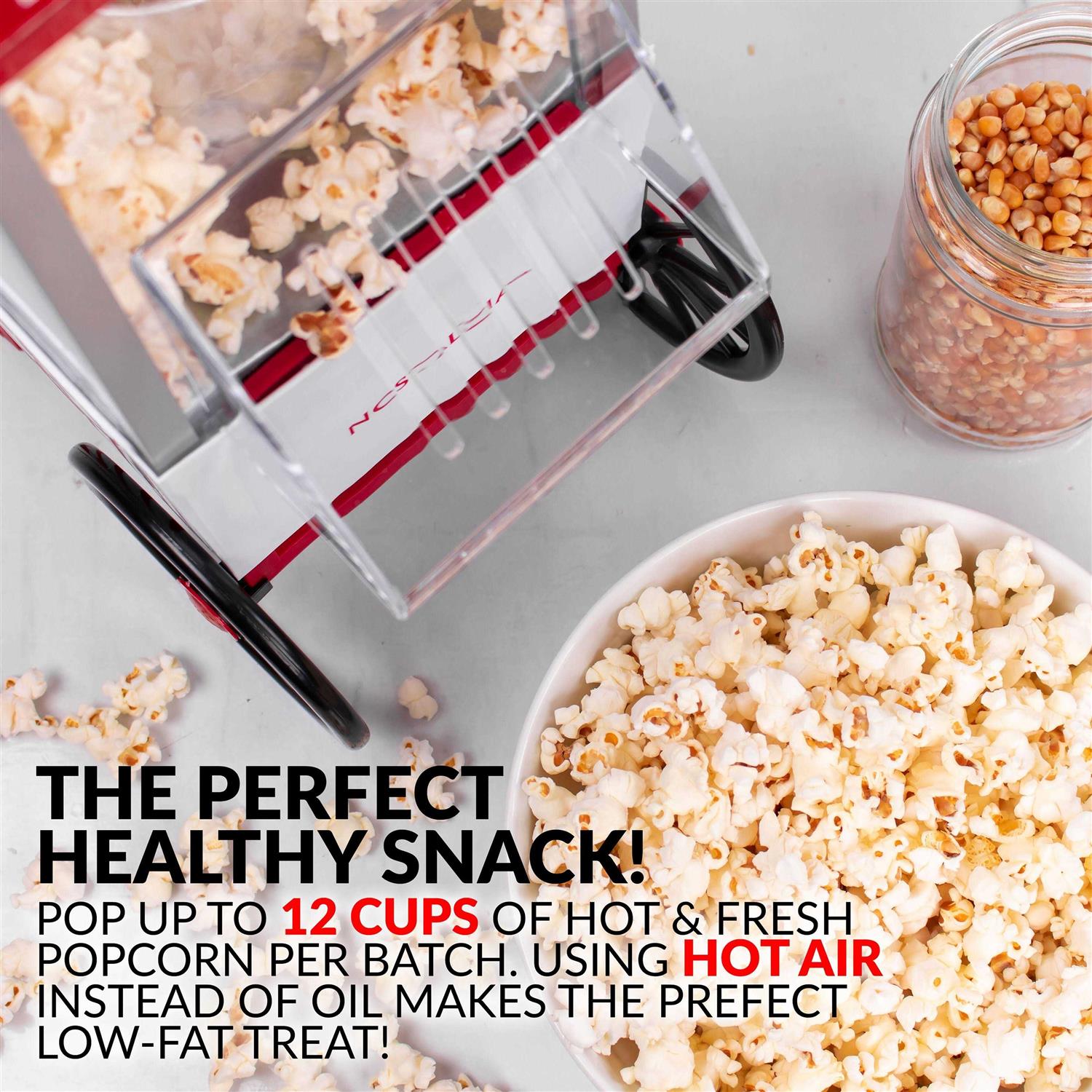 Nostalgia Old Fashioned Hot Air Popcorn Maker