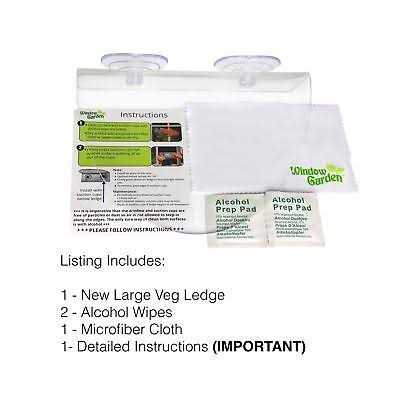 Window Garden Veg Ledge Window Shelf for Plants Clear Acrylic Shelves