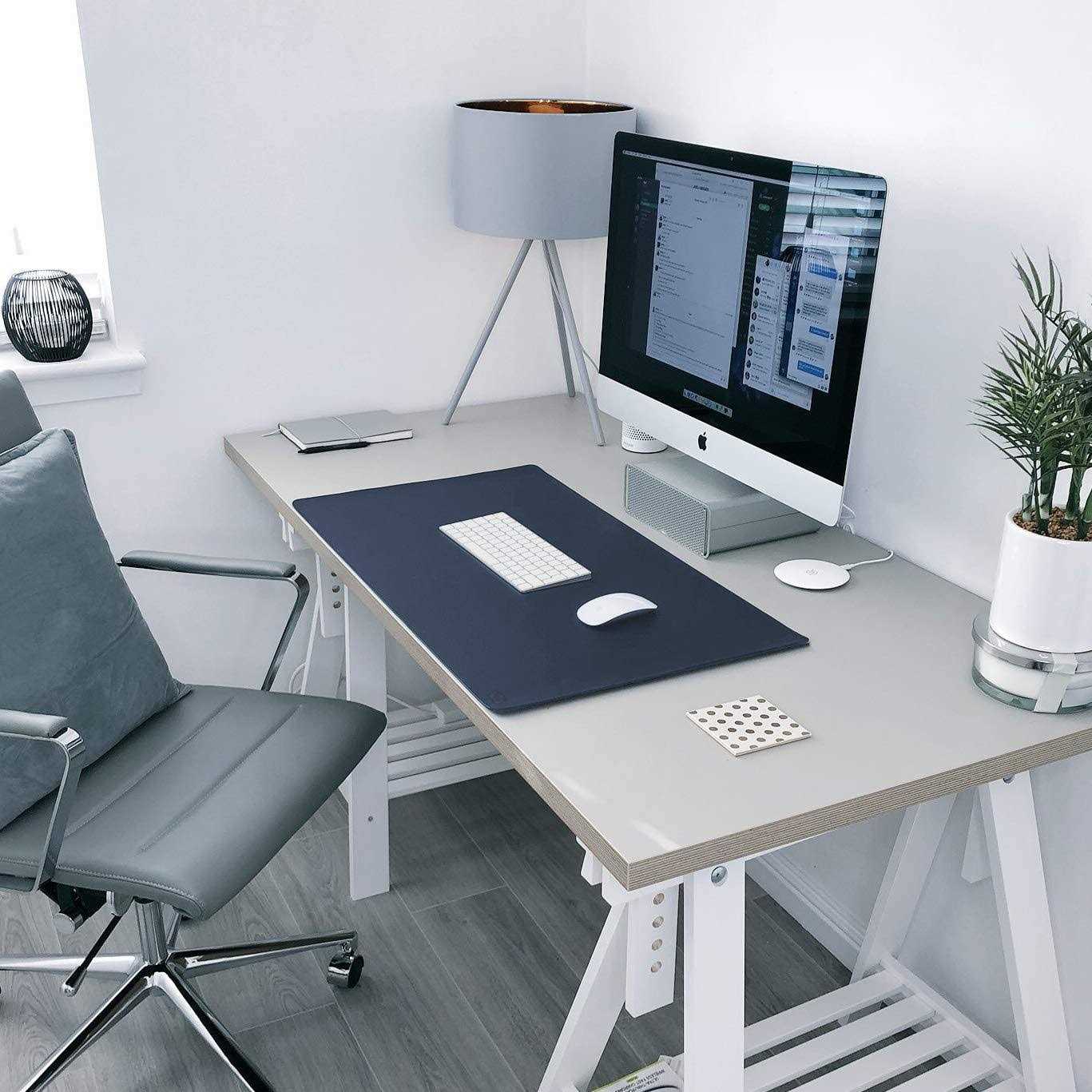 Leather Desk Pad Vine Creations Office Desk Mat Waterproof