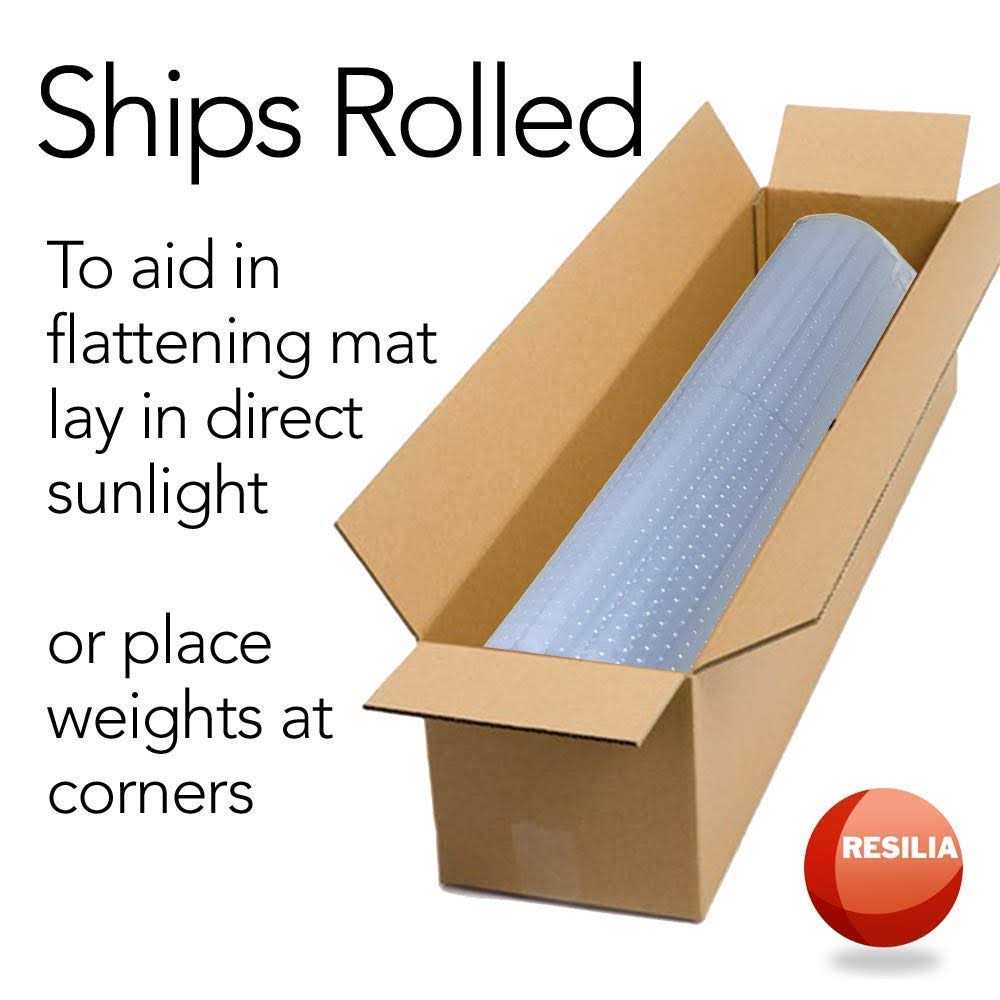 Resilia Office Desk Chair Mat for Carpet