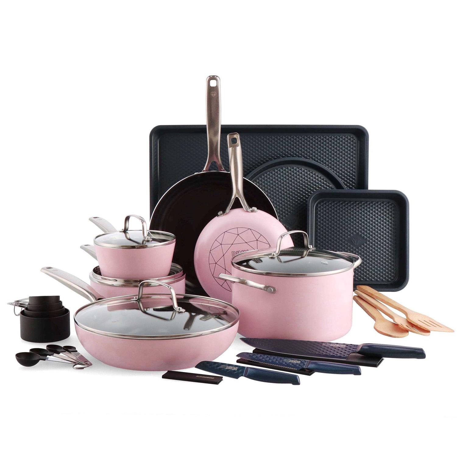 Blue Diamond 30-Piece Cookware Set