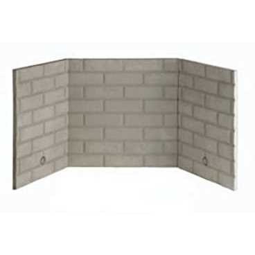 Superior 42 White Stacked Ceramic Fiber Brick Liner