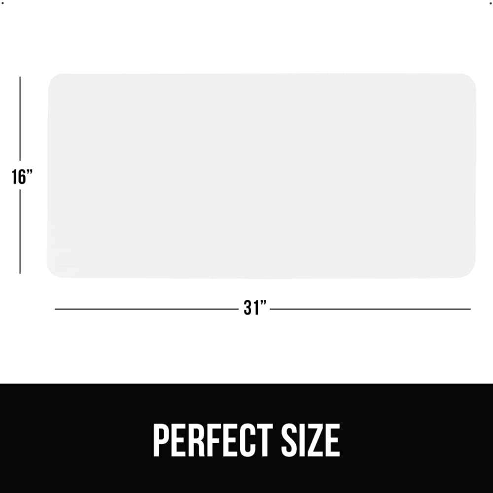 Gorilla Grip Desk Mat, Non Slip and Heat Resistant Mouse Pad Soft PU Leather Pads