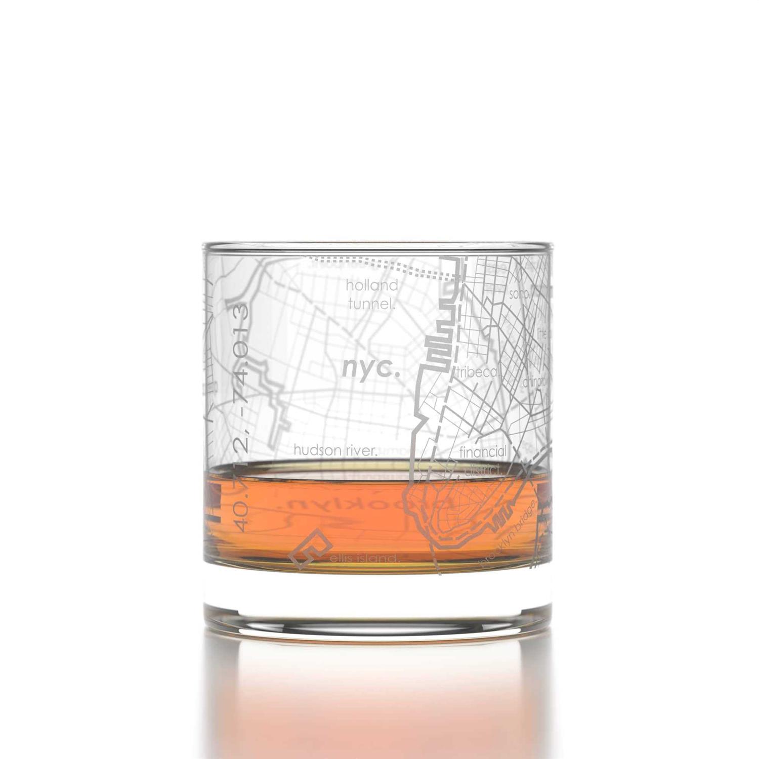 Well Told Design City Rocks Glass