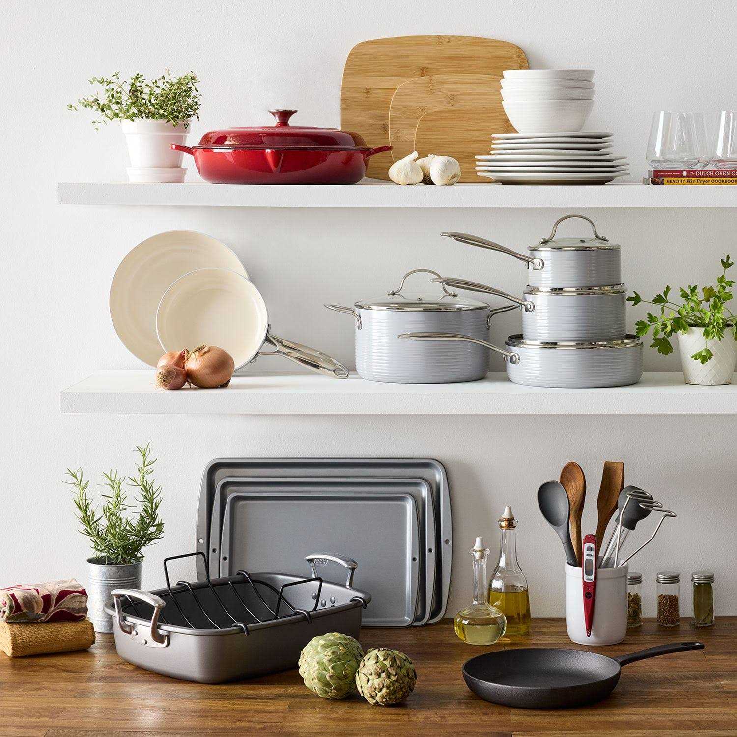 Food Network Farmstead 10-pc. Nonstick Ceramic Cookware Set