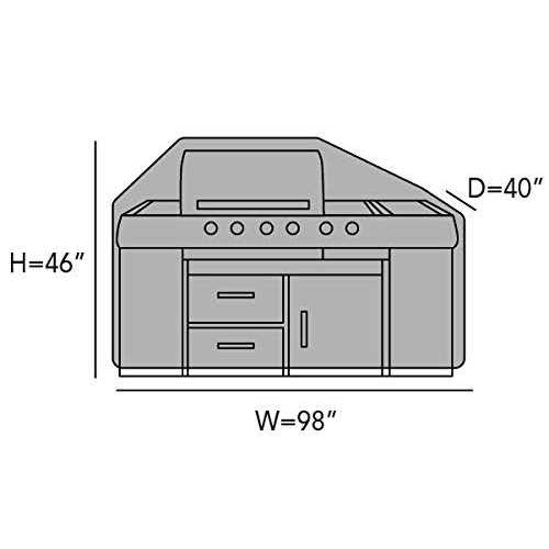 Covermates Island Grill Cover Weather Resistant Grill and