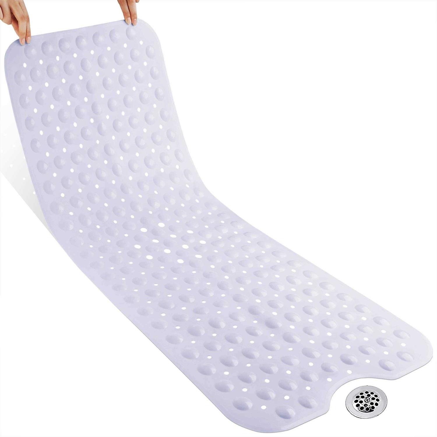 Yimobra Original Bath Tub Shower Mat Non Slip Bathtub Mats with Drain Holes