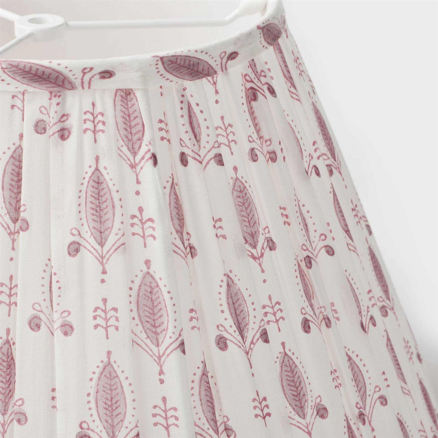 Mela Artisans Blokette Pattern Lamp Shade