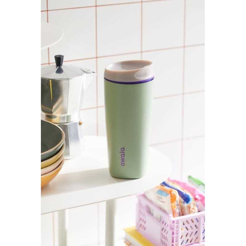 Owala SmoothSip Insulated Stainless Steel Coffee Tumbler Reusable Iced Coffee Cup