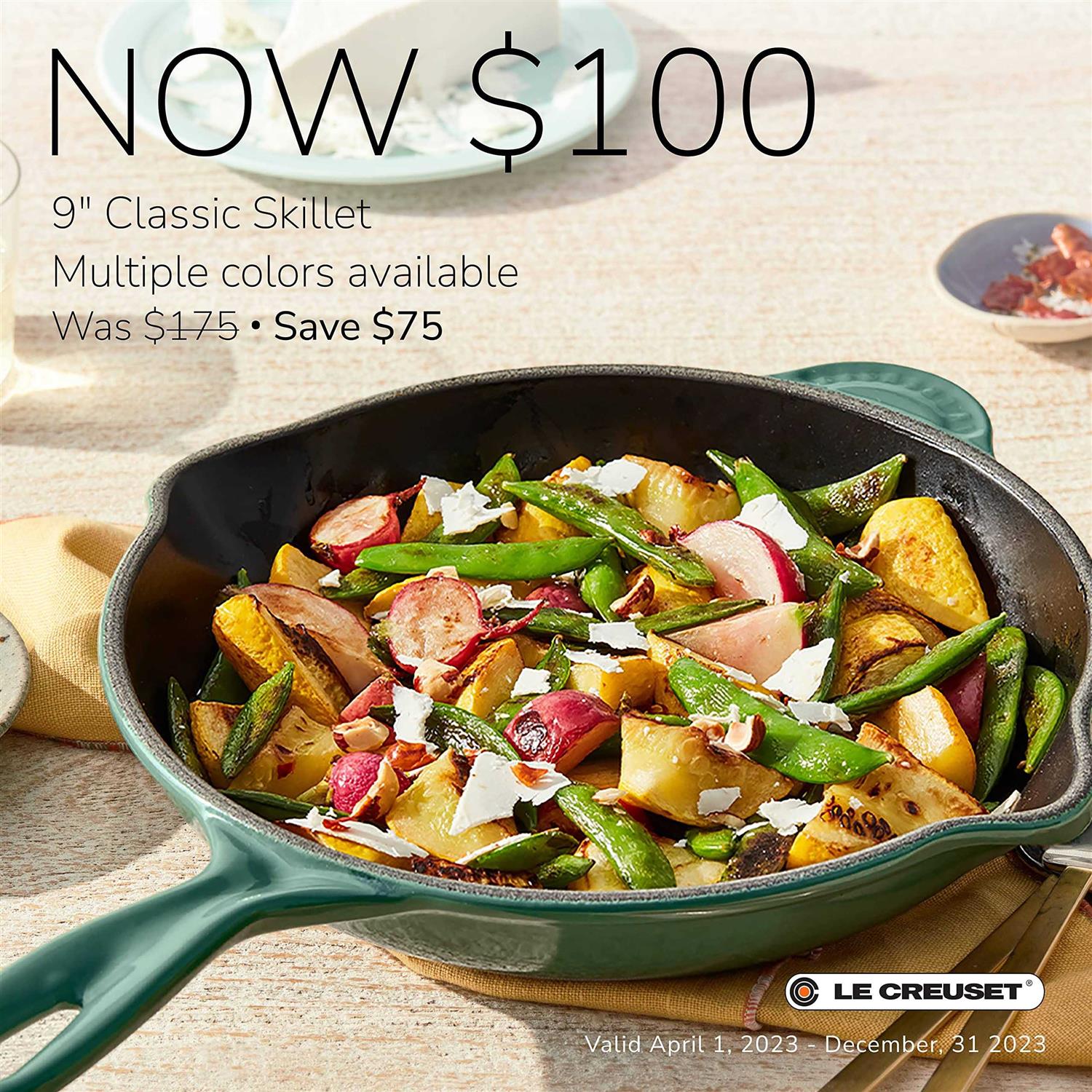 Le Creuset Classic 9 Cast Iron Skillet