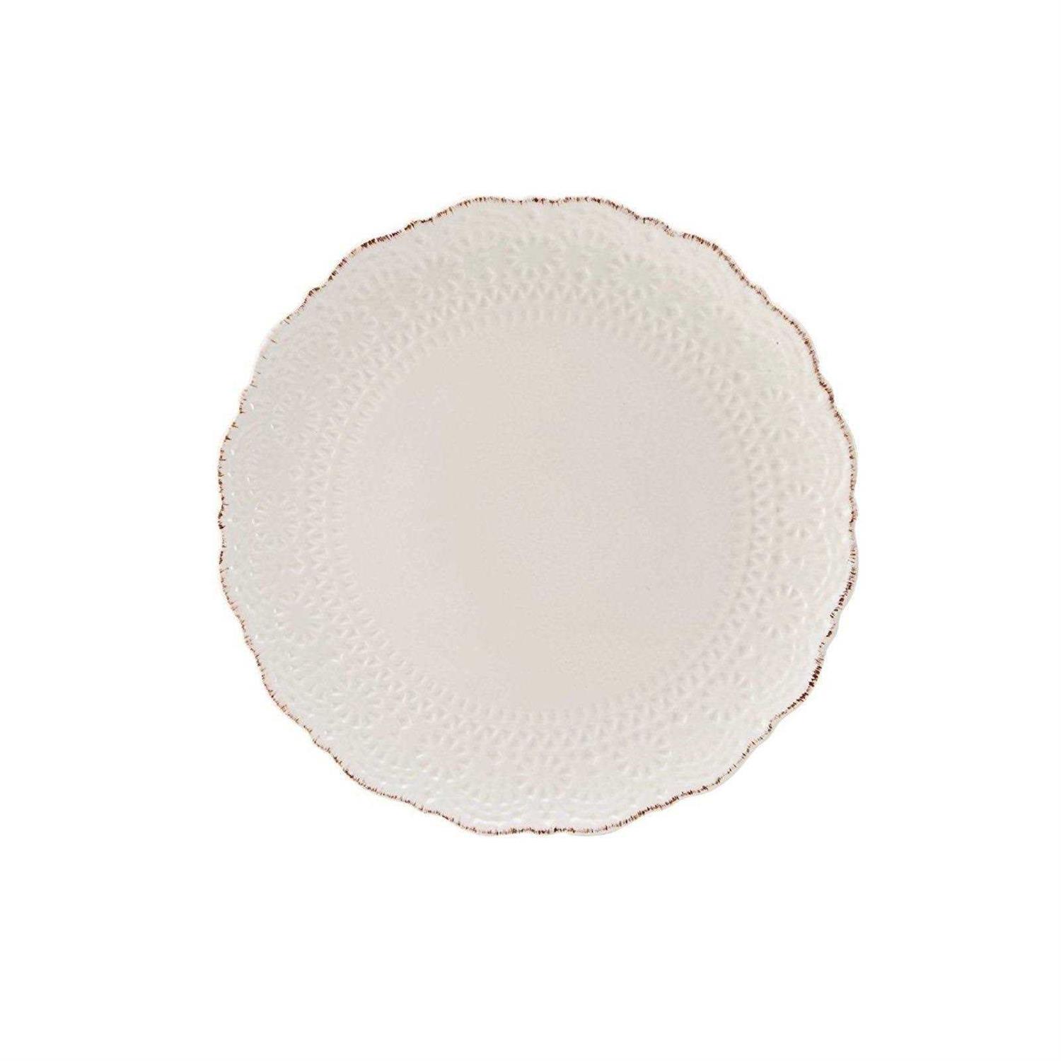 The Pioneer Woman Farmhouse Lace 12-Piece Dinnerware Set