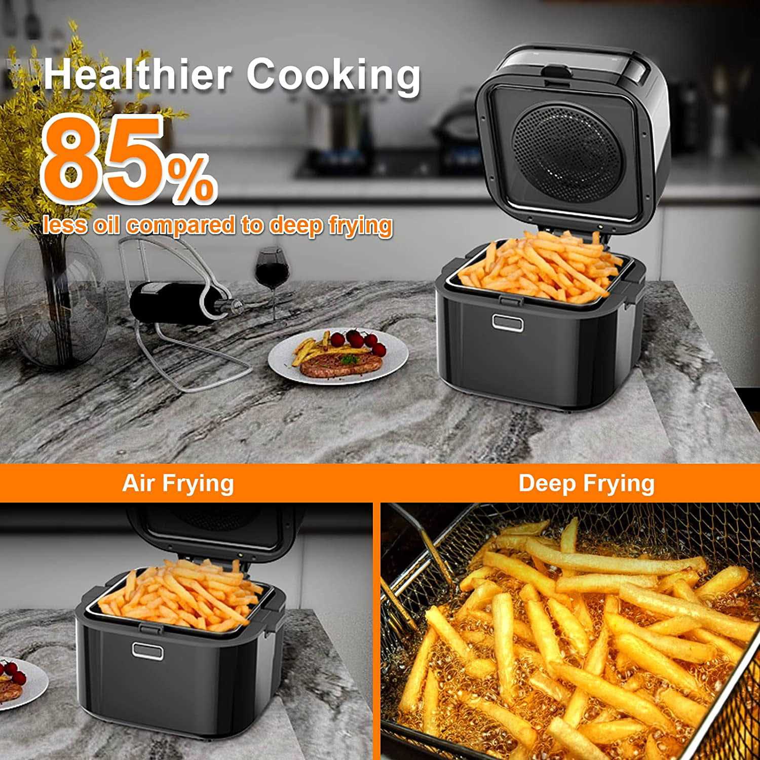 Air Wetie Oilless Air Fryer Oven Window