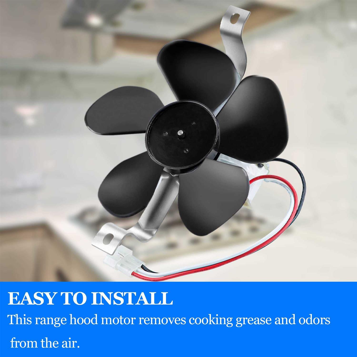 97012248 Range Hood Fan Motor Replacement Part by Romalon Fit for Ken-More Bp17 99080492 S97012248 99080363