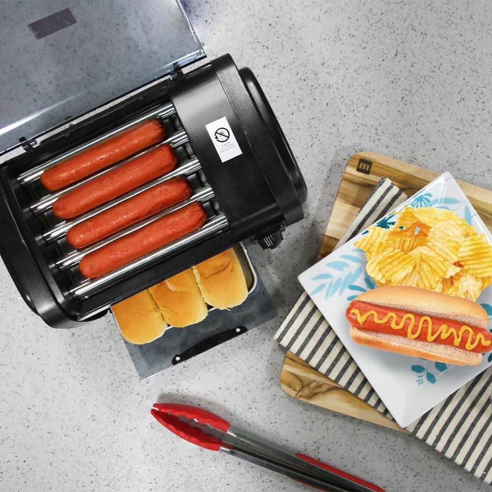 Elite Cuisine Hot Dog Roller / Toaster Oven