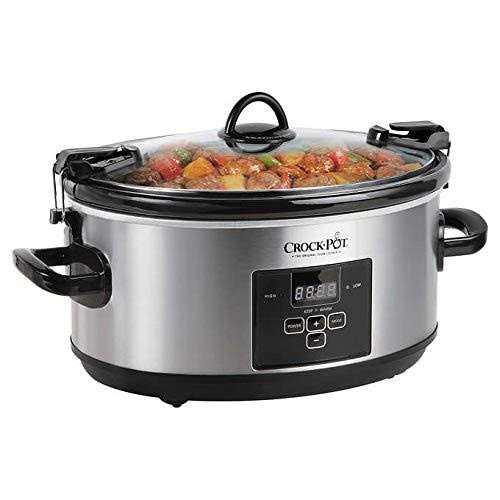Crock-Pot Programmable Cook Carry 7 Quart Slow Cooker