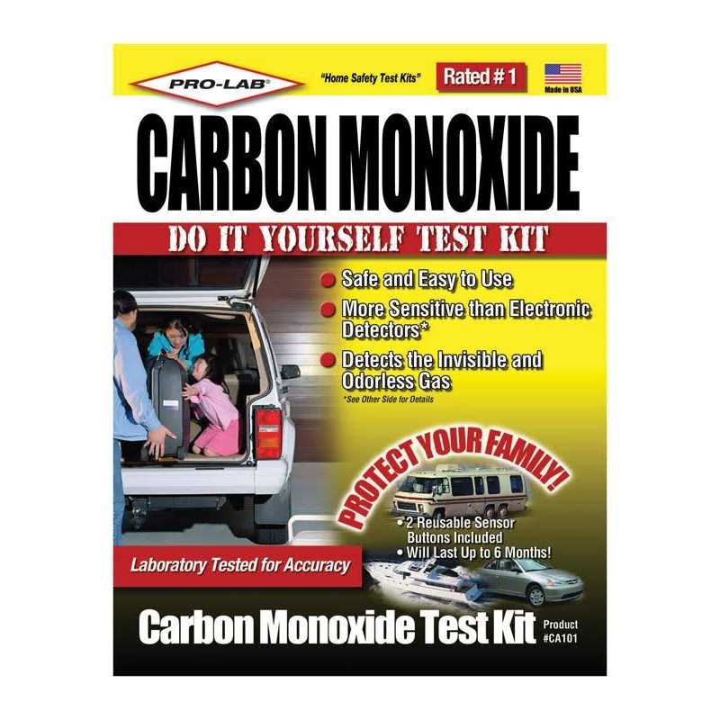 Pro Lab Carbon Monoxide Test Kit