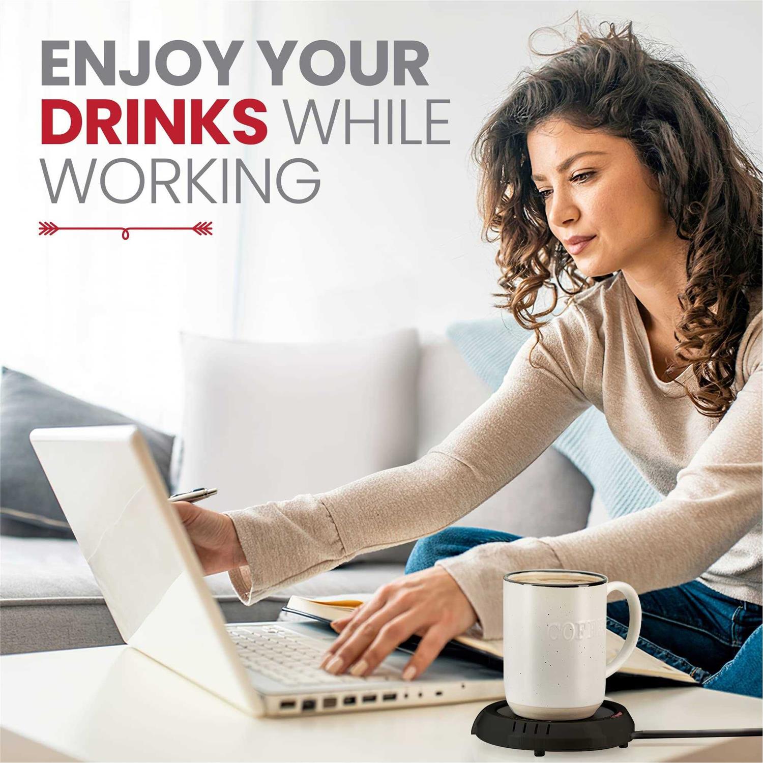 Large Candle Warmer Plate Safely Releases Scents Without a Flame Used as Candle Jar Warmer