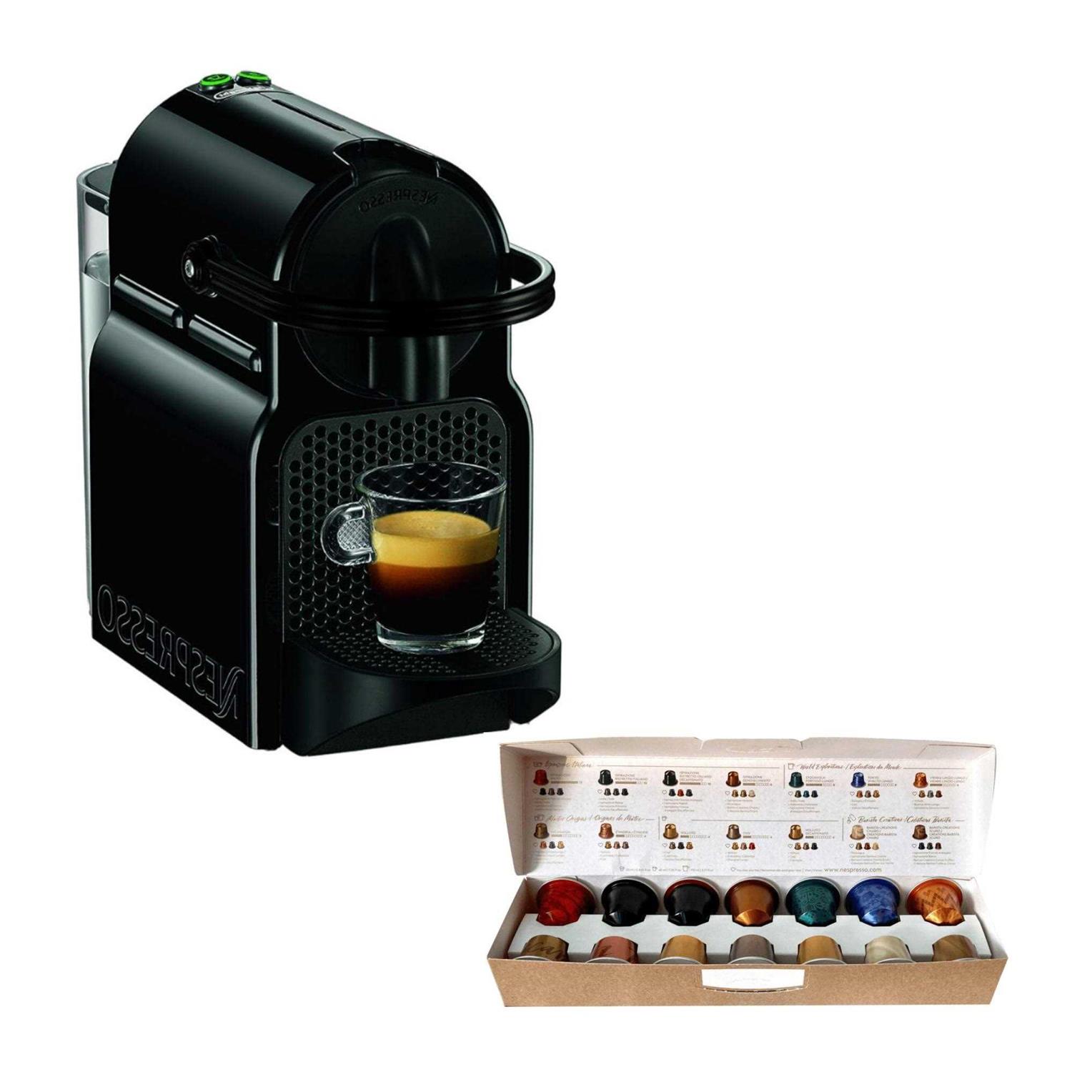 Nespresso Inissia Espresso Machine w/ Capsules