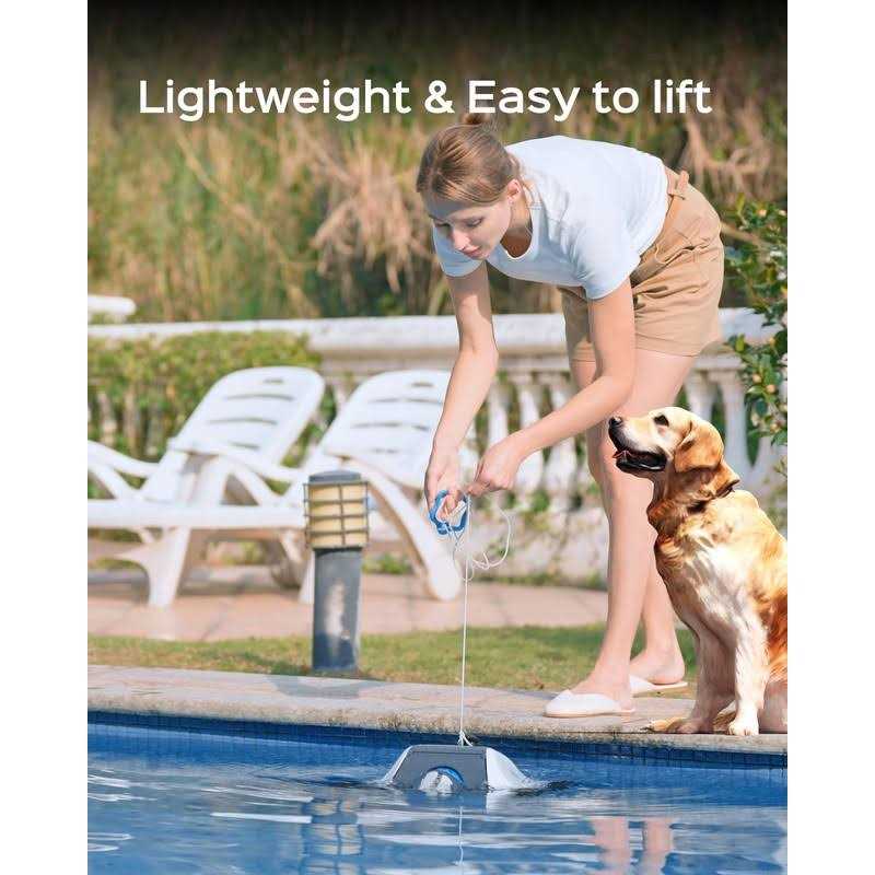 WYBOT Sophisticated Cordless Robotic Pool Vacuum Cleaner