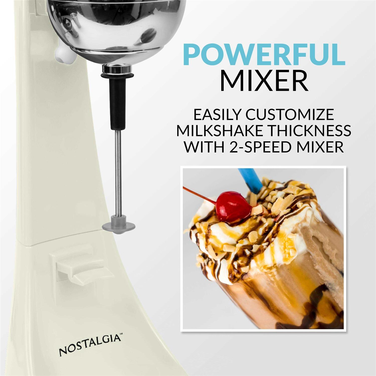 Nostalgia Two-Speed Electric Milkshake Maker