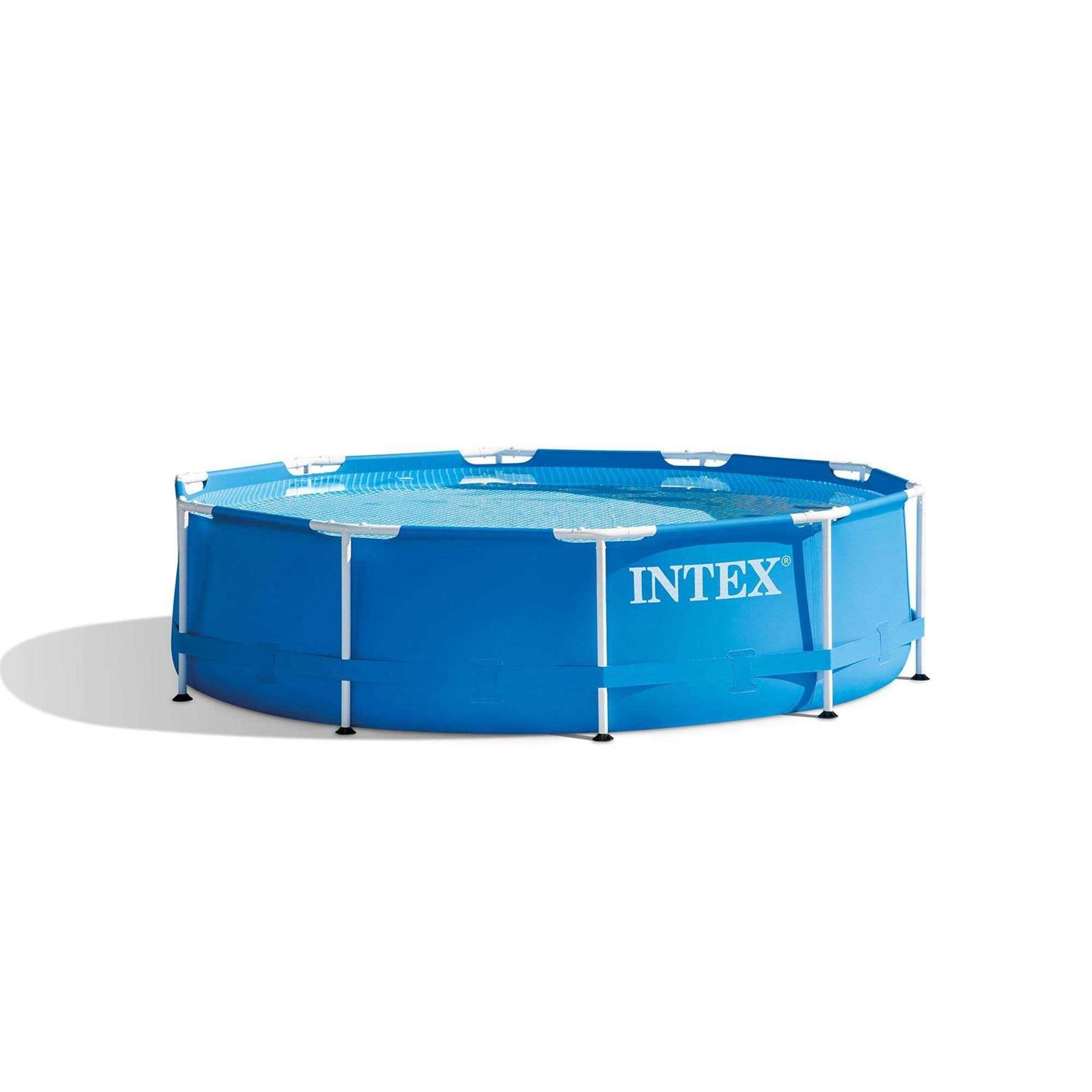 Intex Metal Frame Above Ground Swimming Pool Filter Pump