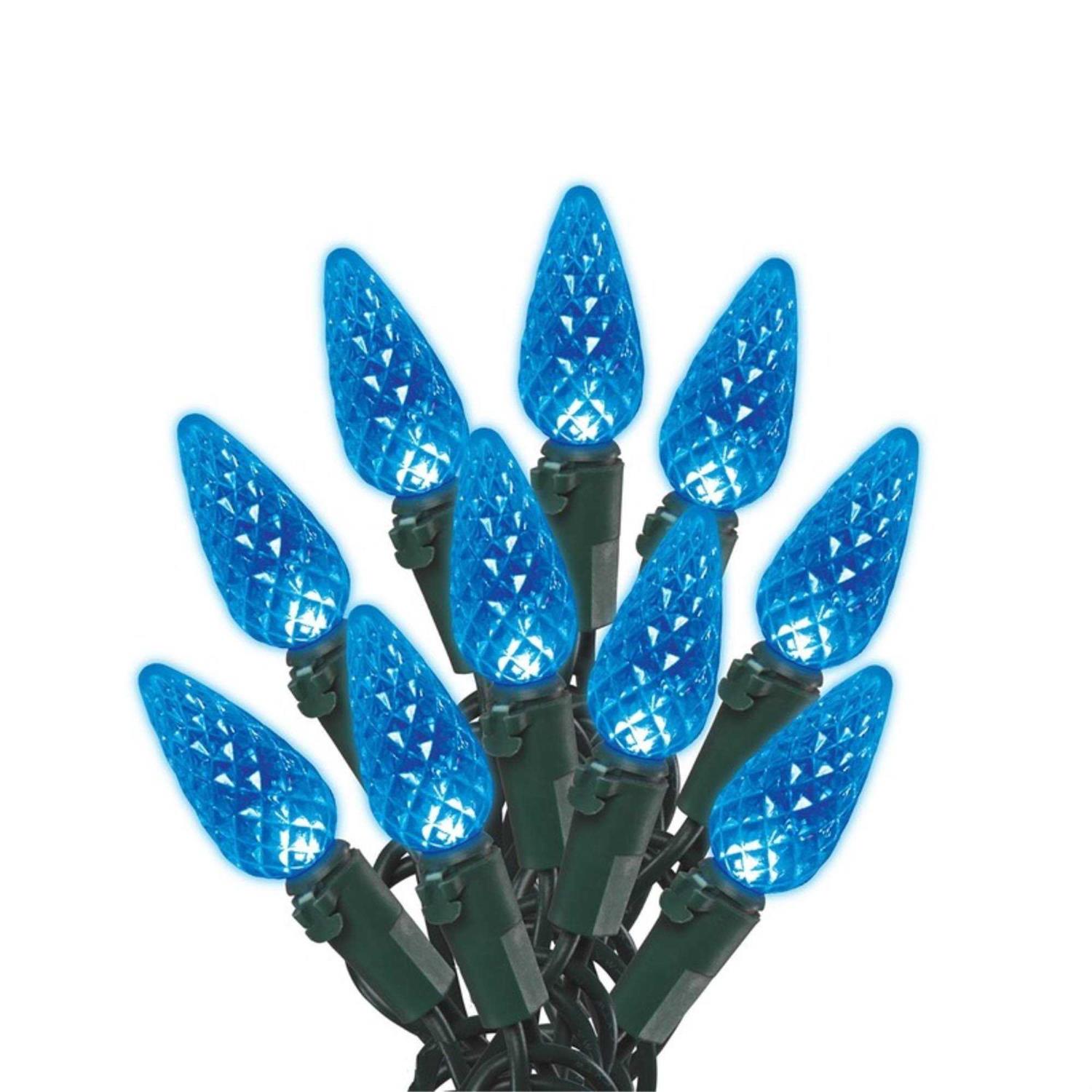 Celebrations Christmas Lights LED C6 100 ct String 24.75 ft