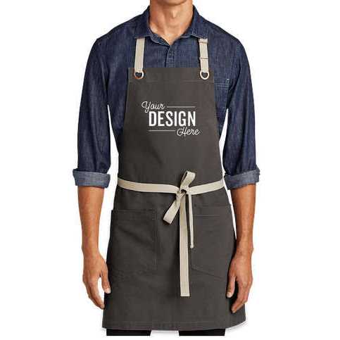 Port Authority A815 Canvas Full Length Two Pocket Apron