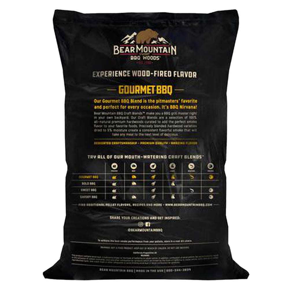 Bear Mountain BBQ Hardwood Pellets Gourmet Blend