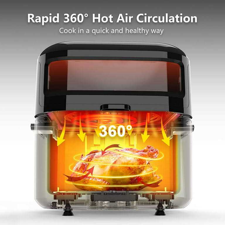 Air Wetie Oilless Air Fryer Oven Window