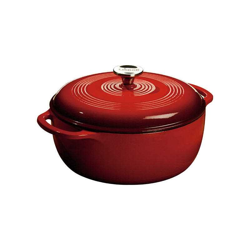 Lodge 7 Quart Enameled Cast Iron Dutch Oven
