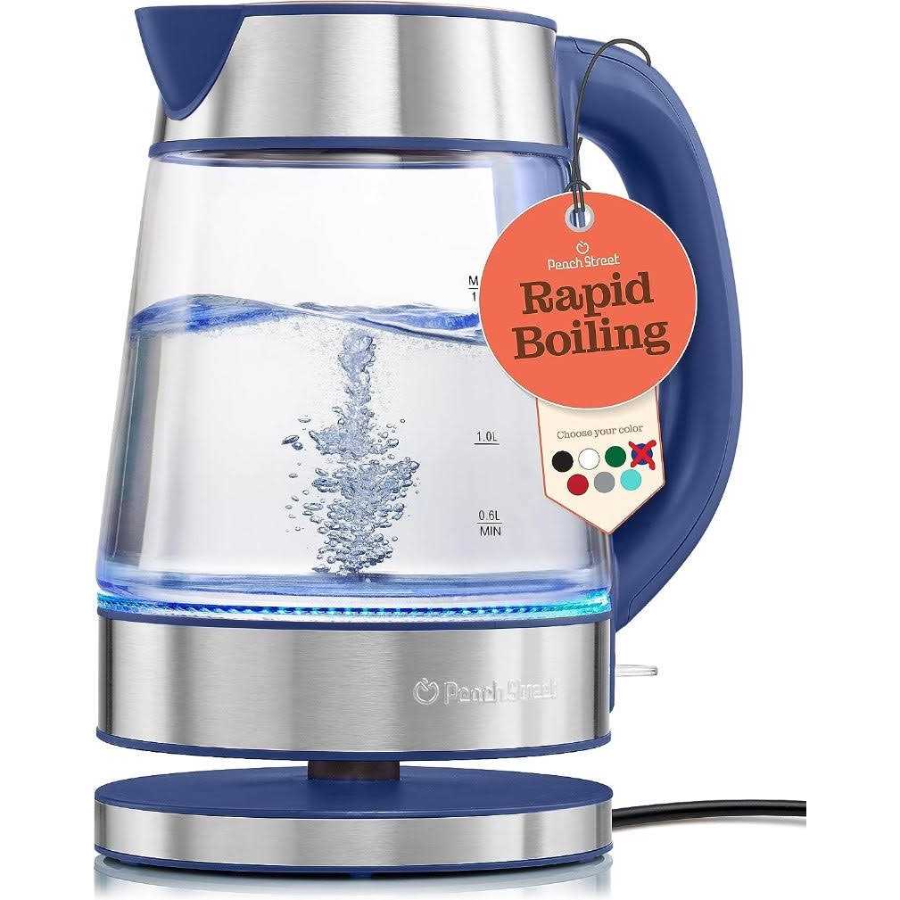 Speed-boil Water Electric Kettle 1.7l 1500w Coffee Tea Kettle Borosilicate Glass