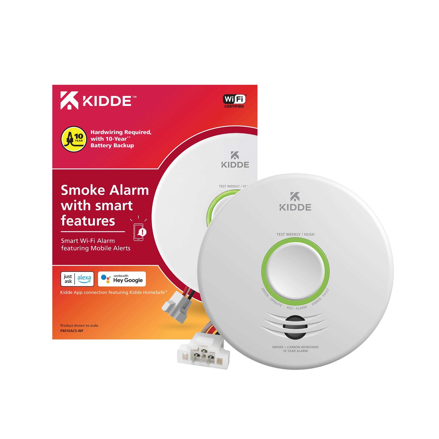 Kidde P4010ACS-WF Smoke Alarm with Smart Features