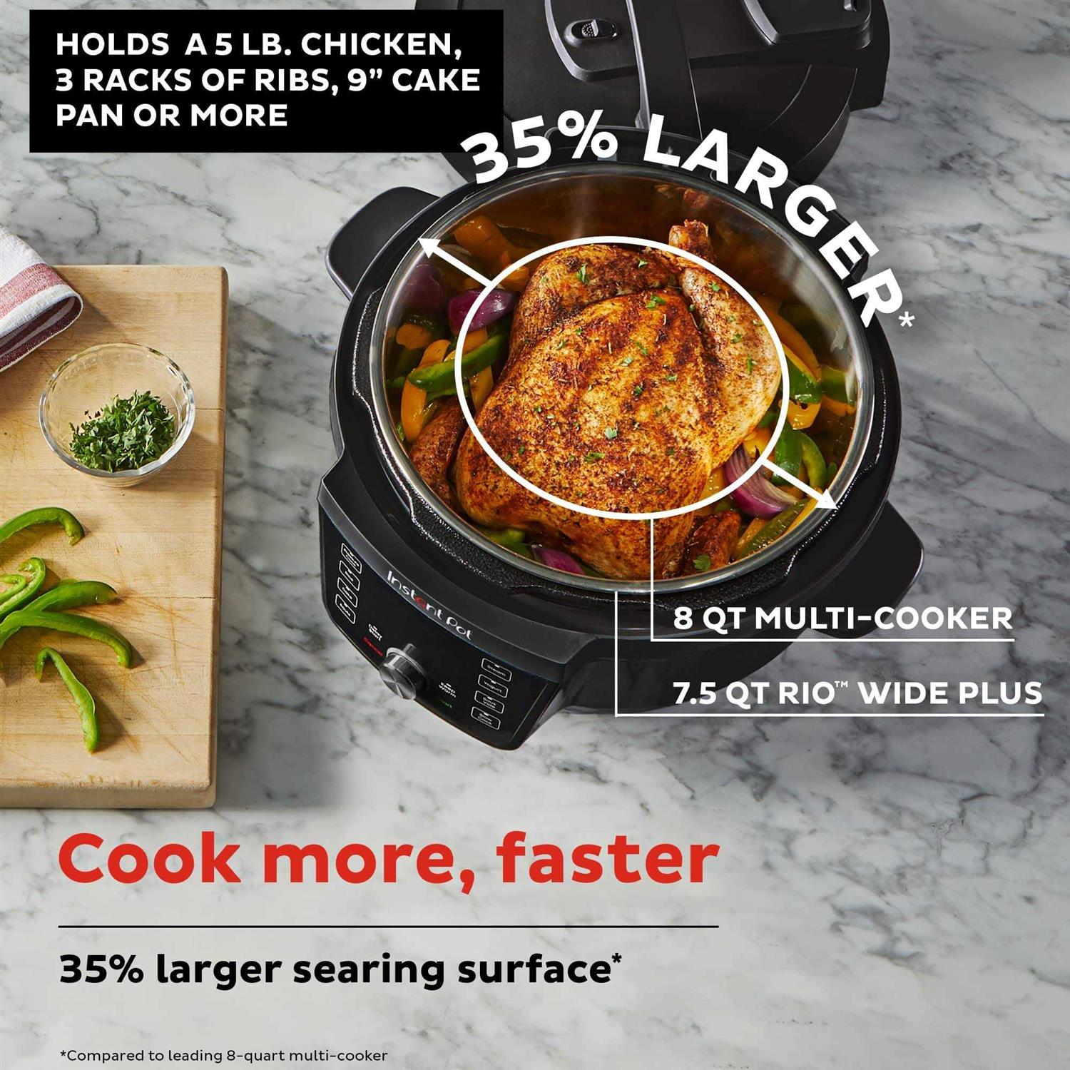 Instant Pot RIO Wide Plus 7.5-qt. Multi-Cooker