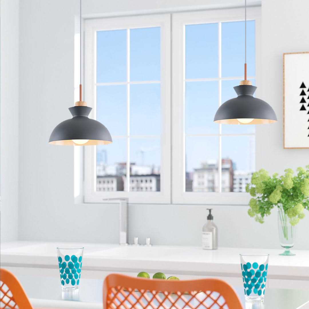 Zipcode Design™ Brashear 1 Light Single Dome Pendant Shade