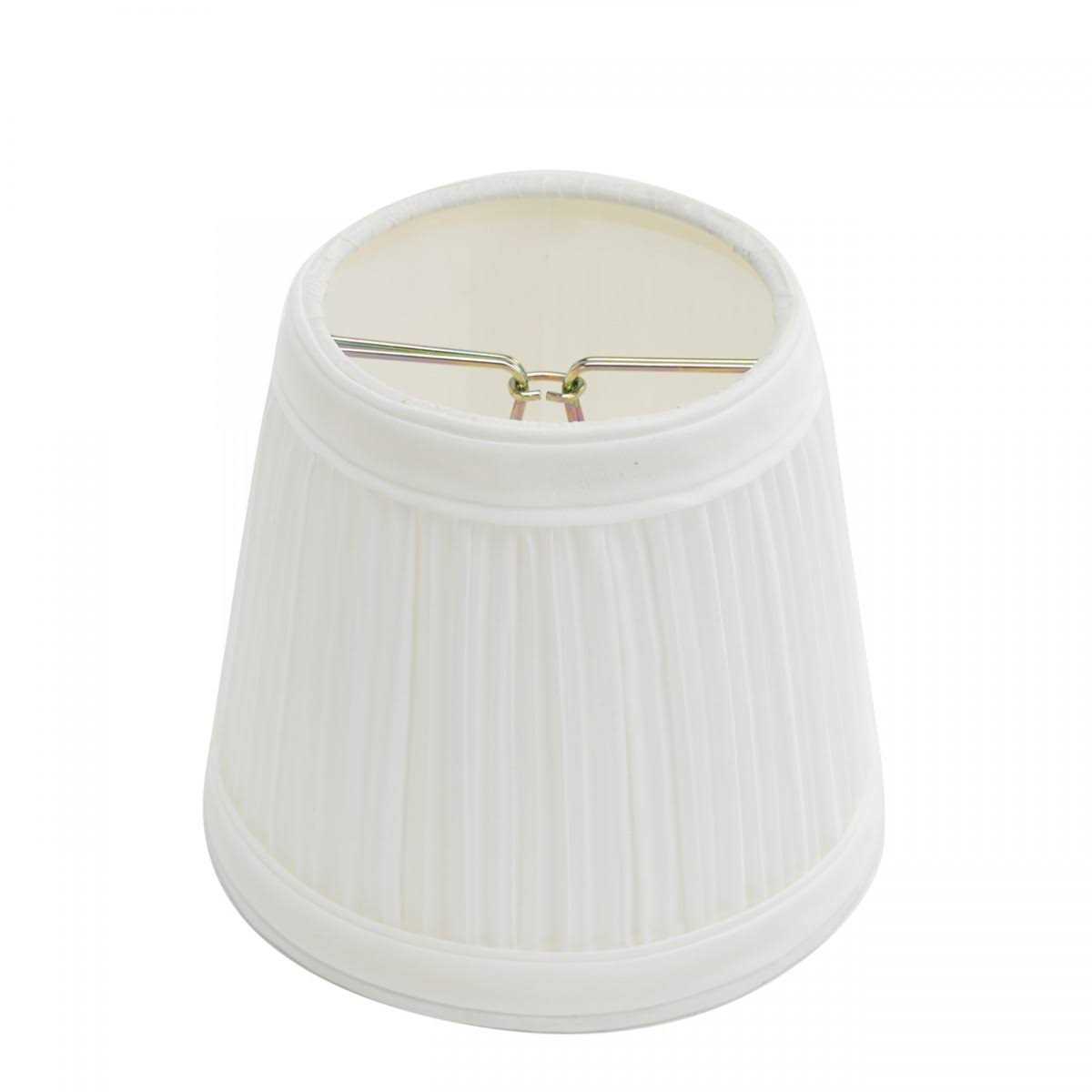 Renovators Supply Clip On Lamp Shade Fabric 4 inch Mini Clip Pleated