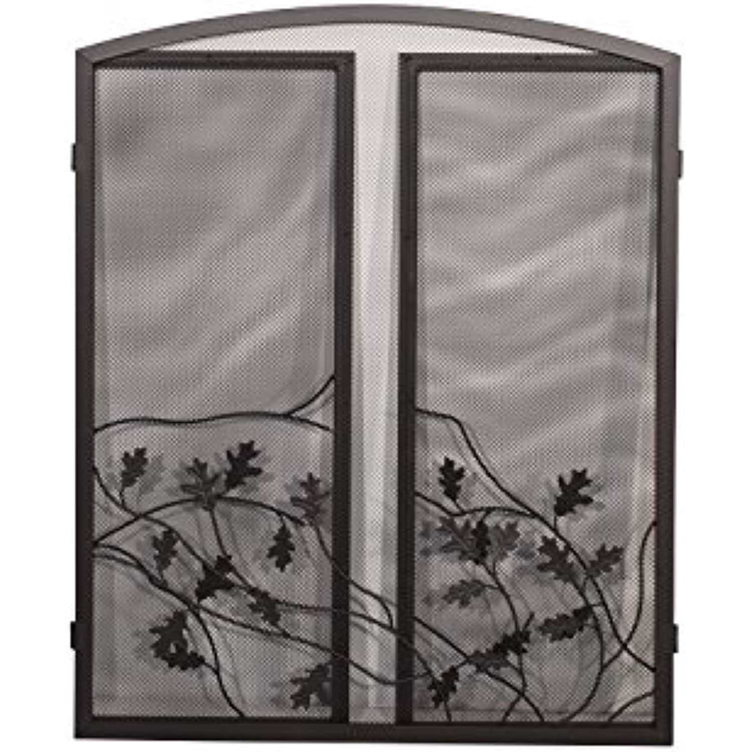 Panacea Oak Leaf Fireplace Screen