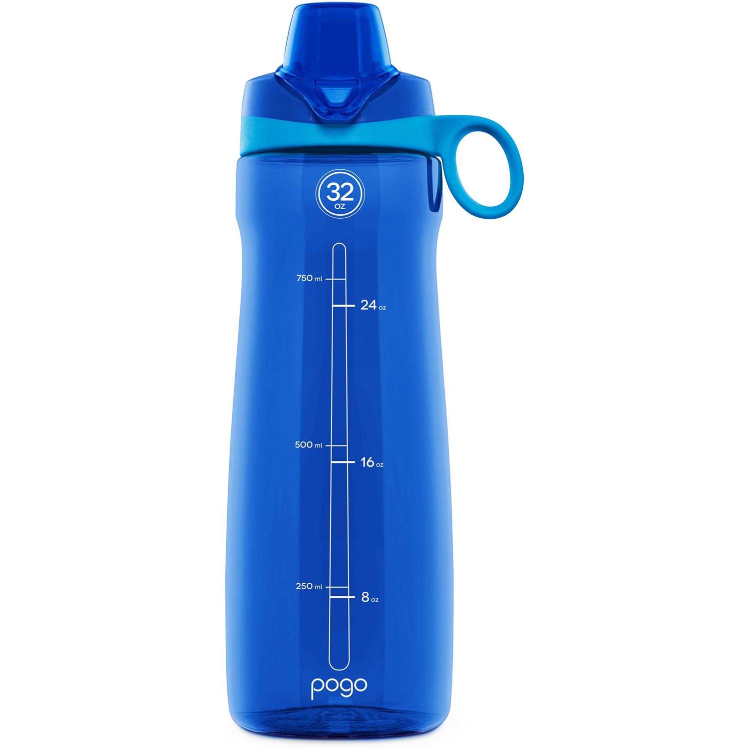 Pogo BPA-Free Plastic Water Bottle with Chug Lid