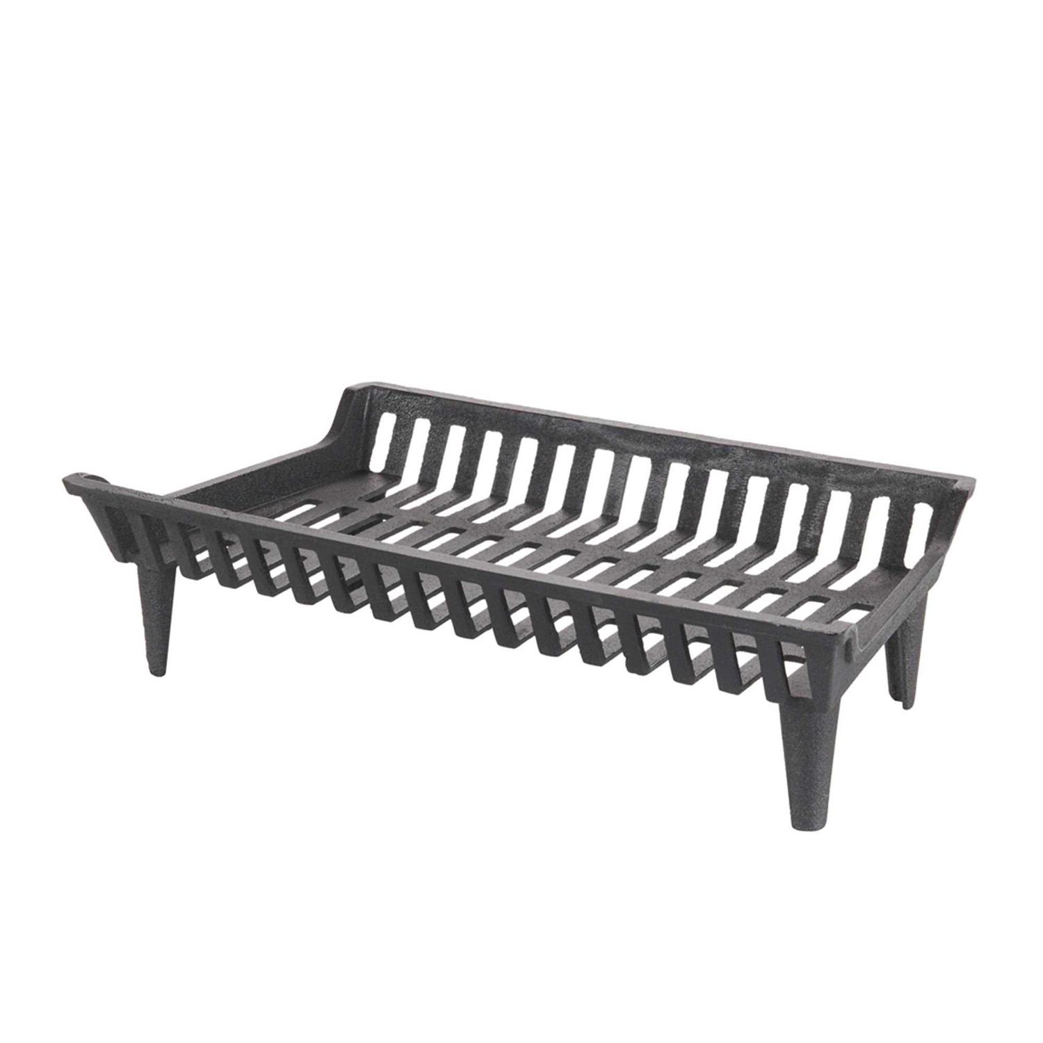 Liberty Foundry 27 in. Cast Iron Fireplace Grate with 4