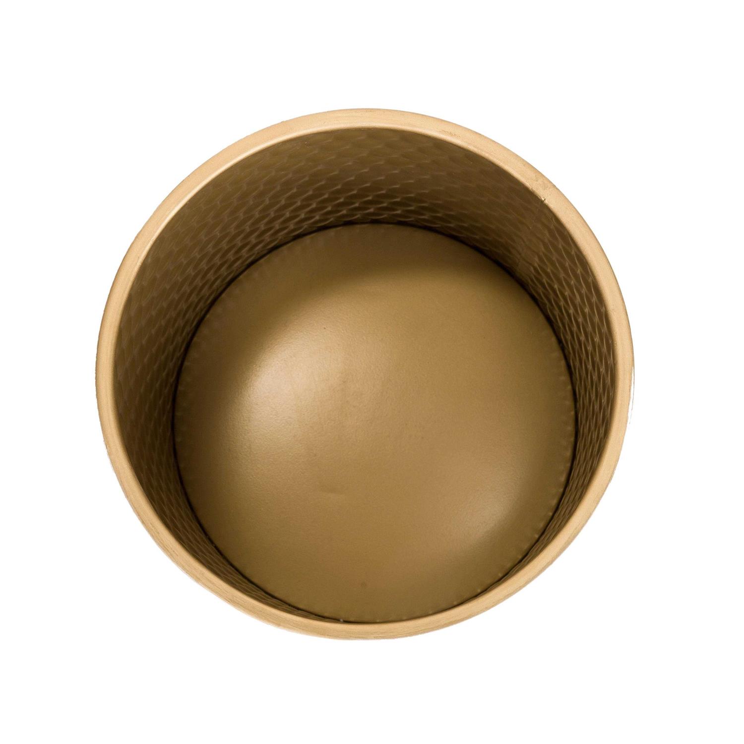 Aspire Home Accents Honeycomb Mid-Century Modern Planter with Tall Metal Base