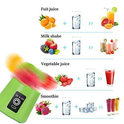 Portable Blender Cup,Electric USB Juicer Blender,Mini Blender Portable Blender For Shakes and Smoothies