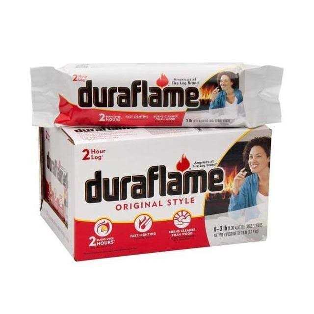 Duraflame 2.5lb 1.5-hr Firelog, 6 Pack