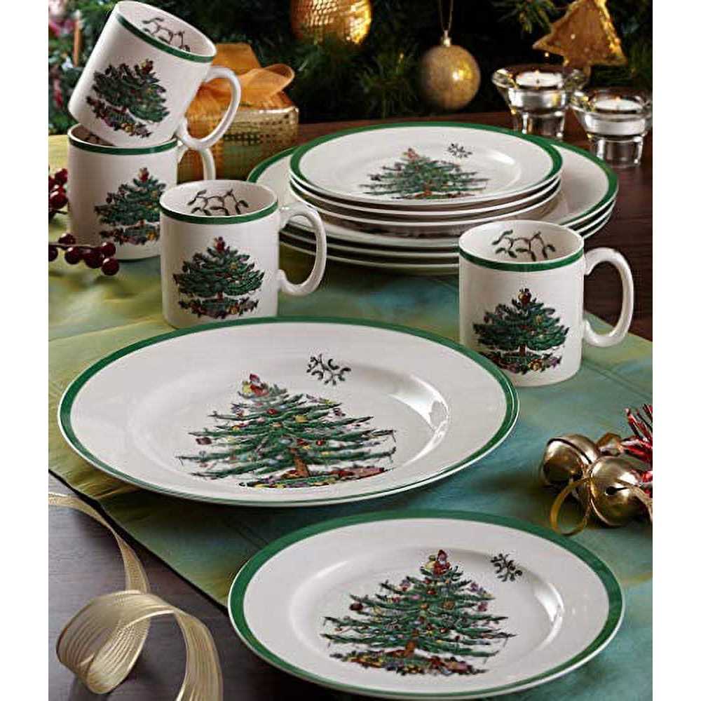 Spode Christmas Tree Set of 4 Stacking Mugs