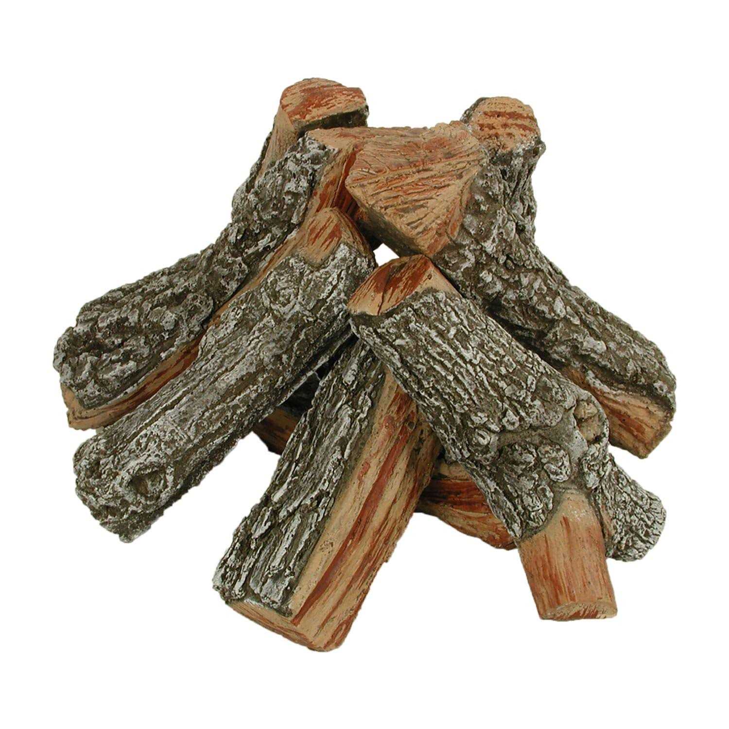 Rasmussen Bark/Split Fire Pit Log Set