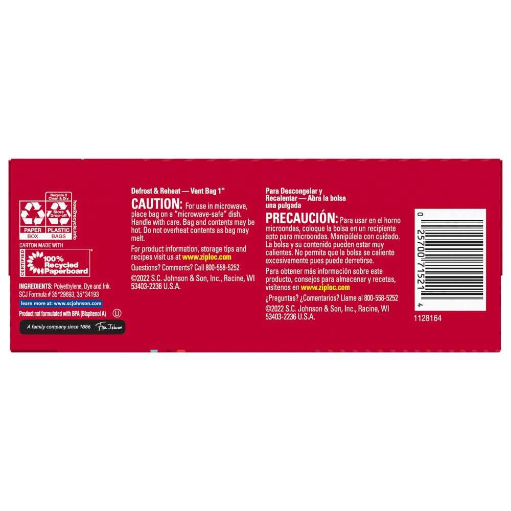 Ziploc Holiday Storage Bags