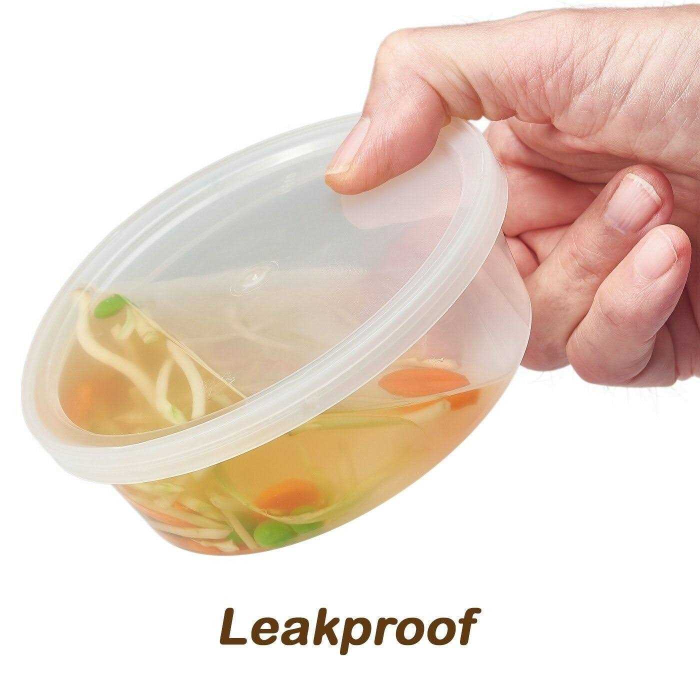 Durahome Deli Containers with Lids Food Storage Leakproof