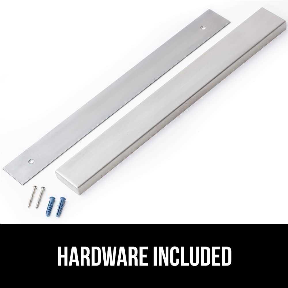 Gorilla Grip Stainless Steel Magnetic Knife Strip 16 Inch Holder Heavy Duty