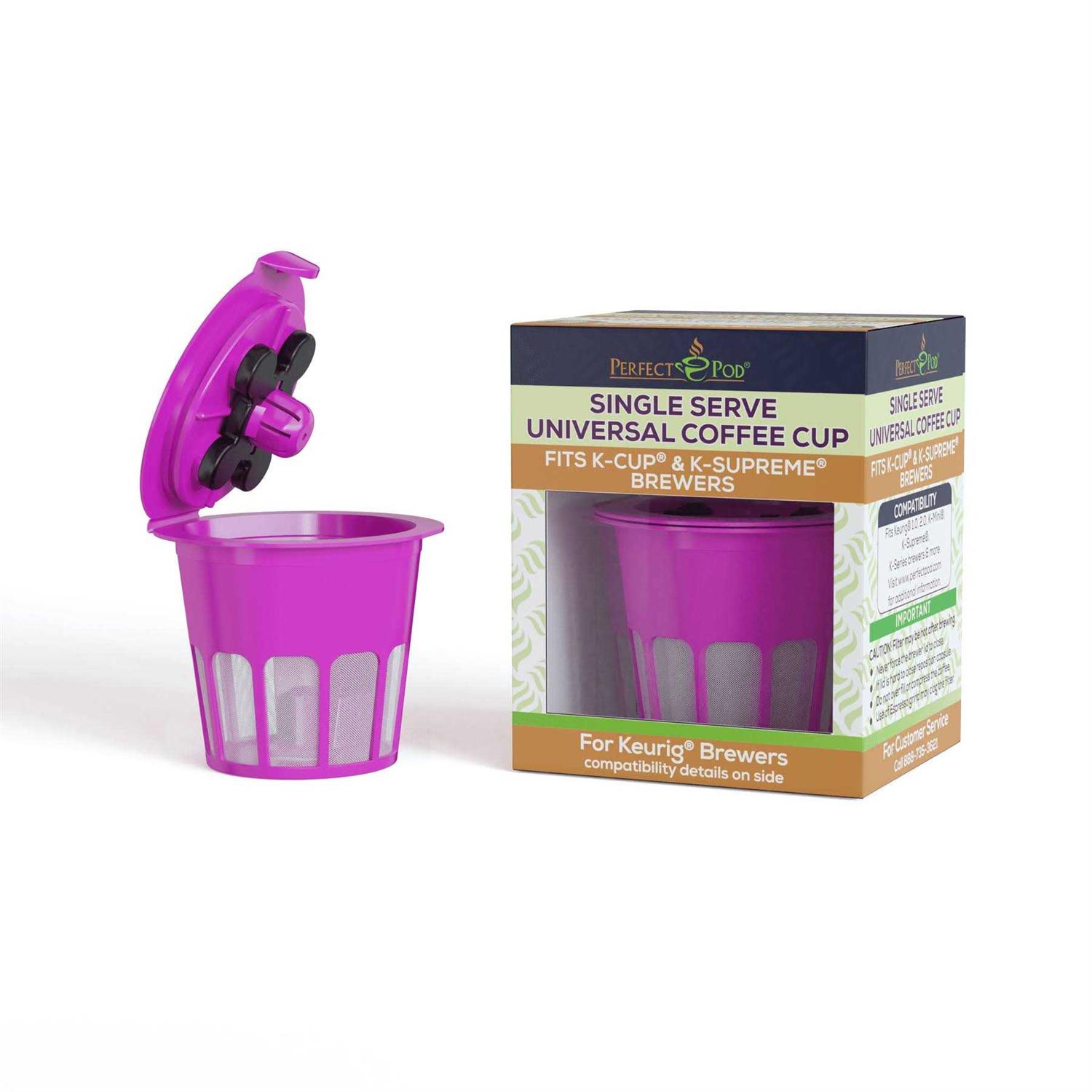 Perfect Pod Single Serve Universal Reusable Coffee Filter Cup