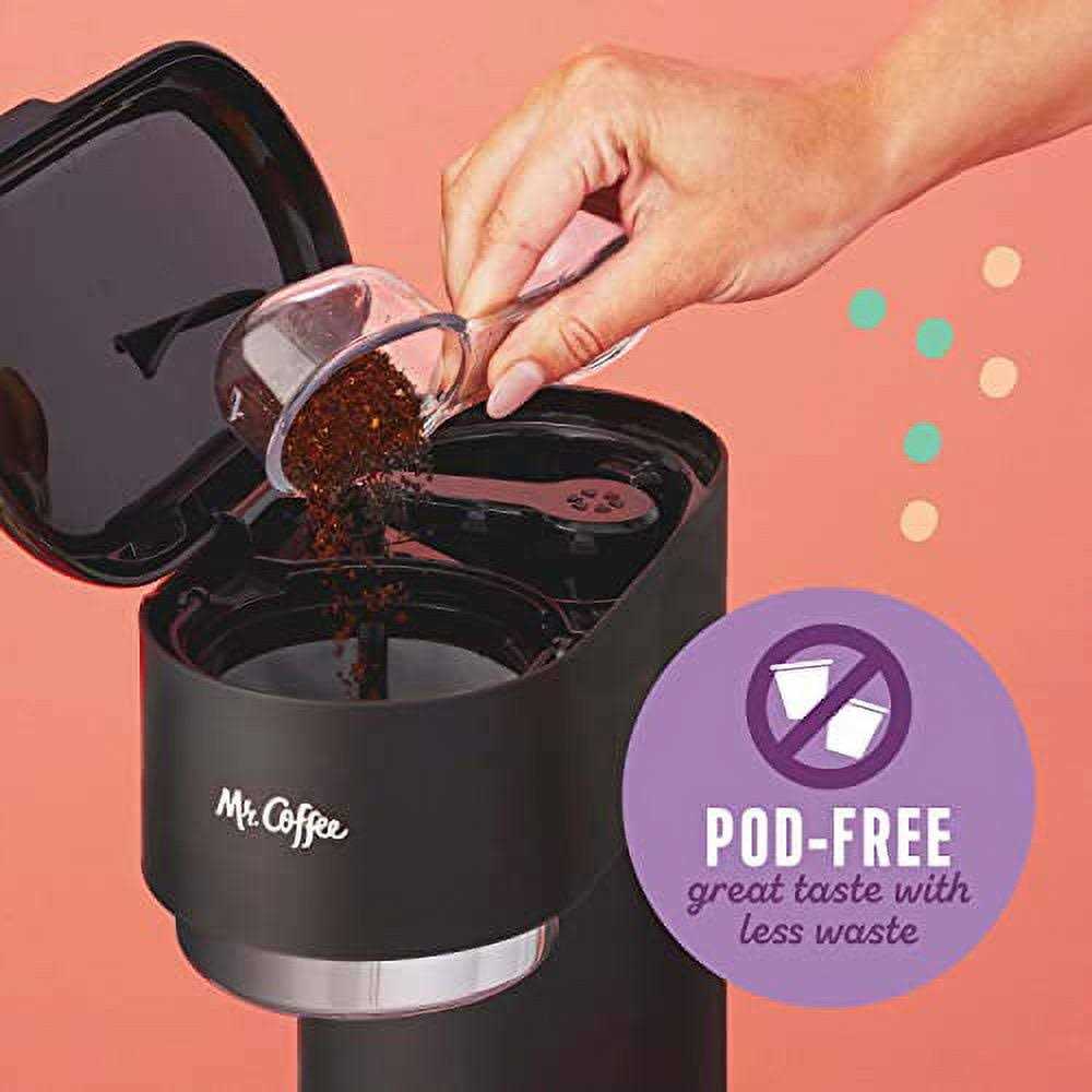 Mr. Coffee Single-Serve Iced and Hot Coffee Maker with Reusable Tumbler and